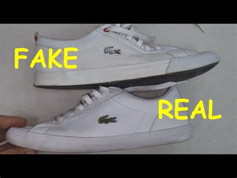 how to detect fake lacoste shoes